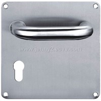 S/S Tube Lever Handle with Plate