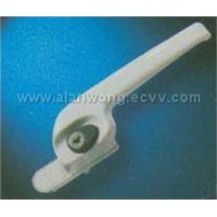 Lock type handle for PVC and aluminum window