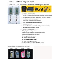 Two-way Car Alarm with Engine Starter T686AS