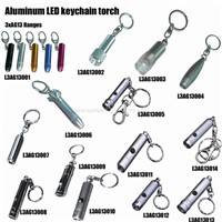 aluminum LED keychain torch, L3AG13 Ranges