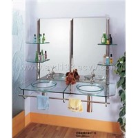 Divided Glass Table Basin_ BT-18