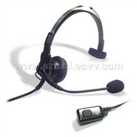 Light Weight Headset for Two Way Radios/Interphone