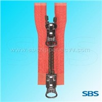Plastic&amp;amp;amp;metal zipper (P802)