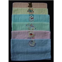 Face Towel with Applique&amp;amp;amp;Embroidery for Kids