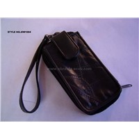 Patch Leather Phone Holder