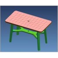 plastic injection mold for table