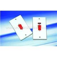 45A 1 Gang Double Pole Switch(With Neon)