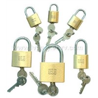 Copper padlock