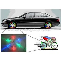 Car/Bike Color Light Emitter On Wheel
