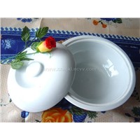 8-11&amp;quot; porcelain soup bowl with lid