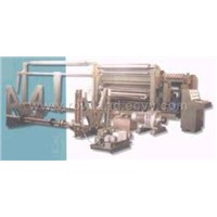 Single faced corrugated paperboard production line