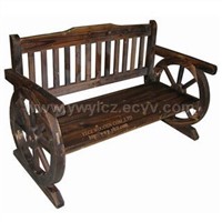 wooden chair (garden decoration)