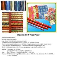 Metallized Gift Wrap Paper