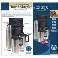 3 PCS Travel Mug Set