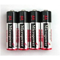 Quality alkaline AA LR6 1.5V batteries