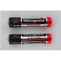 Quality alkaline AAA LR03 1.5V batteries
