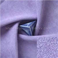 Weft Anomaly Satin Suede Fabric