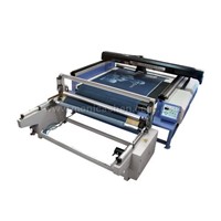 ZJ-150150 laser engraving machine for textile,leather and rolling material