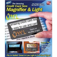 Credit Card Size Magnifier &amp;amp;amp; Light