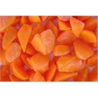 quick frozen carrot pieces