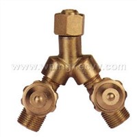Twin outlet valve