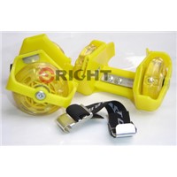 flashing rollers,street gliders,skates,pulley