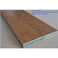 3 layers oak parquet with strength bar