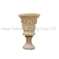 marble planter vase