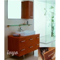Solid Wood Classical Bathroom Cabinet (Saronno)