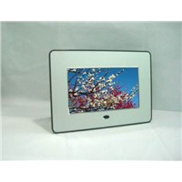 7 inch digital photo frame with built-in flash