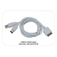 Usb+1394 2 in 1 Cable(for iPod)