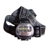 Plastic Dynamo 3 LED Headlamp / Headlight