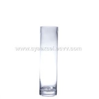 Hand Blown Glass Cylinder Vases