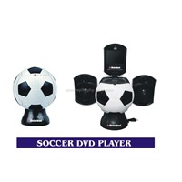Football shape DVD player
