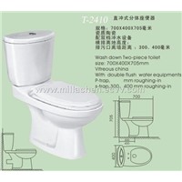 two pieces toilet bowl, cistern, water tank,flush