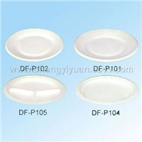 disposable plastic round tray, food container