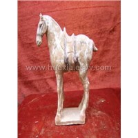 Pottery horse
