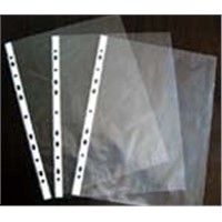 colour index/white file/clear plastic holder