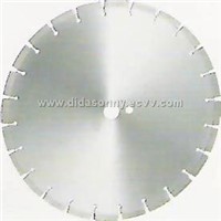 Cured and reinforced concrete blade