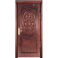 solid wooden door,