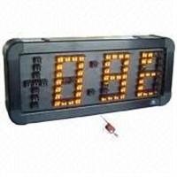 Time and Temperature LED Sign