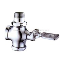 Cross-joint flush valve