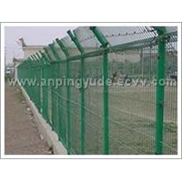 Wire mesh fences