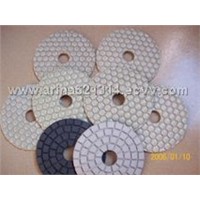 Dry flexible polishing pad