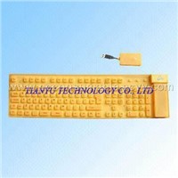 109-Key RF Wireless Foldable Keyboard