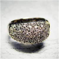 Dazzling Pave CZ Ring