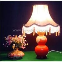 ceramic table lamp cucurbit, beauty glaze