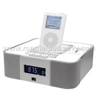 Audio System with Radio/Clock/Alarm for iPod