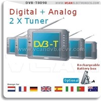 Digital + Analog twin tuner TFT LCD TV