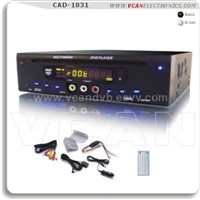 In-dash car DVD player
